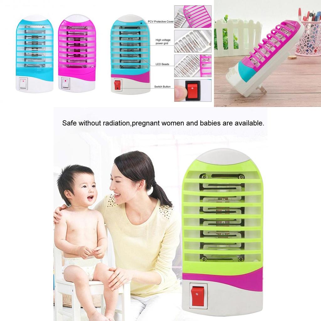 Elegant Mini Night Light Insect Repellent Mosquito Killer Lamp For Home Bedrooms