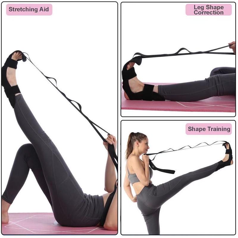 Yoga Adjustable Stretch Strap for Leg and Foot Rehabilitation