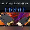 DisplayPort To VGA  Cable DisplayPort To VGA Adapter Conversion HD Video Cable For TV Monitor Laptop Computer Projector 1080P