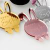 WTEMPO DIY Happy Easter Easter Rabbit Mirror Cake Pendant Cupcake Decoration Gift Label
