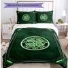 Set Biancheria da Letto Celtic FC Stampato 3 Pezzi Copripiumino Traspirante con Federe Biancheria da Letto Decorativa per Camera da Letto Casa