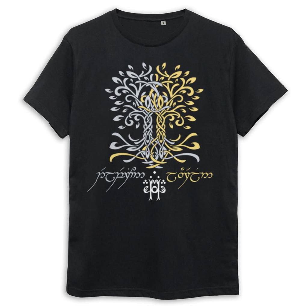The Silmarillion Two Trees Of Valinor Men's T-Shirt / Men's Women's All Sizes (LOR-102030)