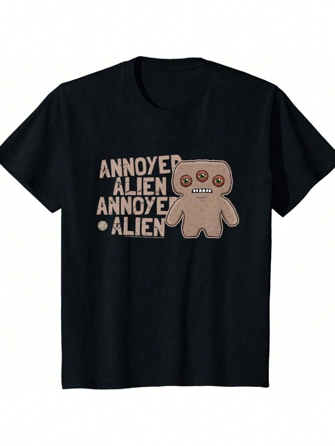 Kids  Brown Annoyed Alien Kids T-Shirt S разноцветный