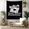 Roblox Customize Your Name Tapestry Aesthetic Wall Tapestry Machine Washable Suitable for Living Room All-Season Use Unique Gift for Family Friends