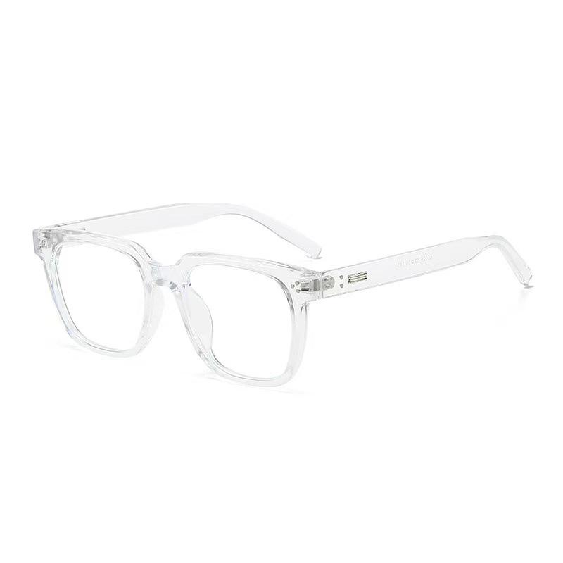 Unisex GM Eyeglass Frames: Stylish Square, Blue Light Blocking, Prescription Myopia Glasses, Perfect for Going Out
