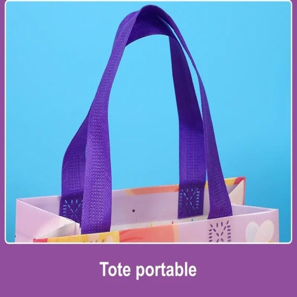 10Pcs Little Bee Non-Woven Handbags Waterproof Party Storage Pouch Kids Birthday Party