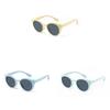 2024 New Trend Kids Polarized Sunglasses Fashion Silicone Round Frame Children's Shades S8293 Uv400