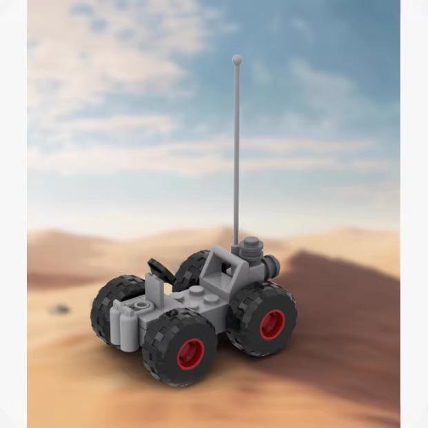 Small Particle Building Blocks Ornament: Educational Toy Model for Kids