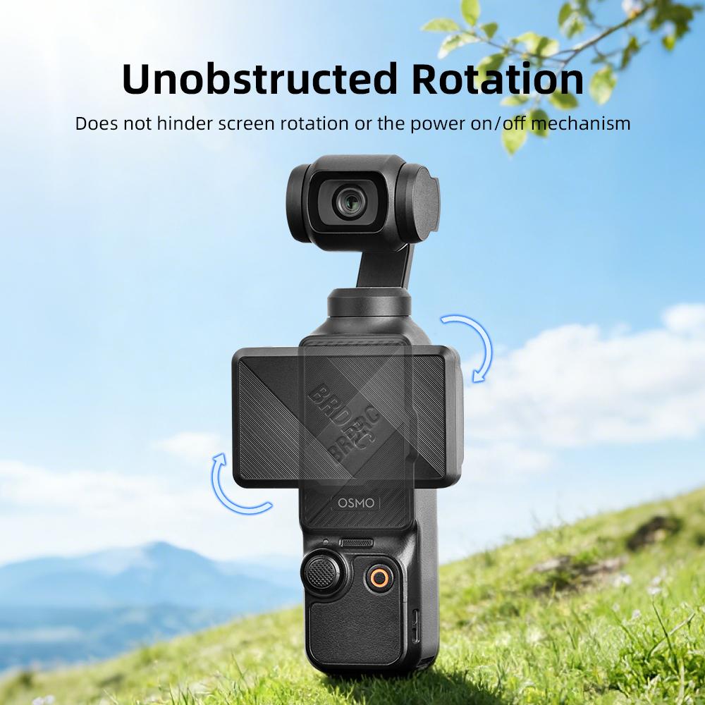 BRDRC Pocket 4 Screen Sunshade Sun Hood  Protective Case for DJI OSMO Pocket 3 Accessories Foldable Camera Hood