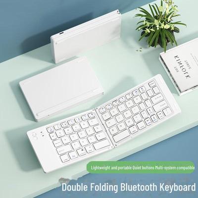 Portable Mini Folding Wireless Bluetooth Keyboard for Mobile, Tablet, and Computer