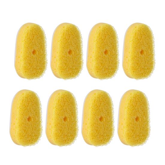 Utility Room Scrubbing Refills Replacement Sponge Head, High Density Non Scratch Pad, Scrubber Easy Push to Replace Durable Cleaning Tool for Kitchen