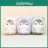 Charming Purple Penguin Plush Keychain Soft Pp Cotton Stuffed Toy