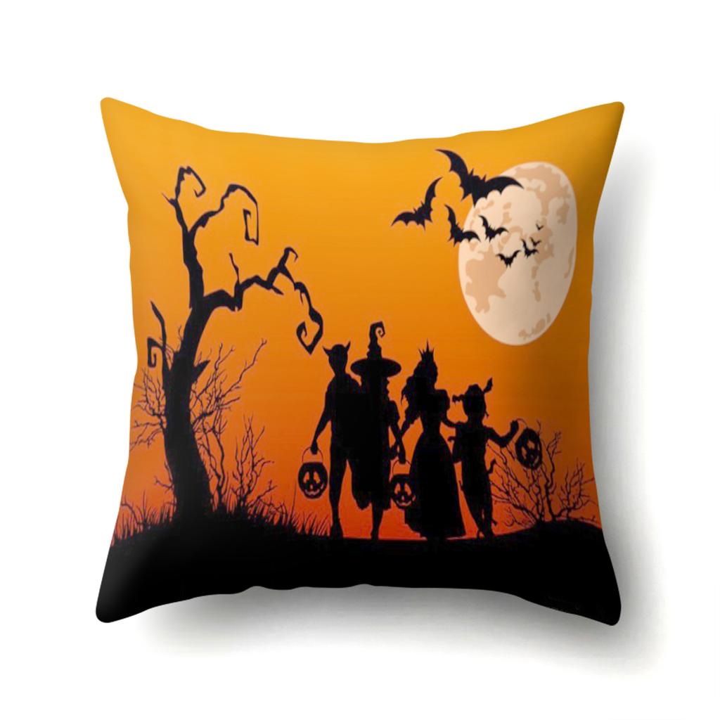 Halloween Kissenbezug Auto Lendenkissen Kürbis Sofa Kissenbezug Büro Zuhause Wohnzimmer Kissenbezug