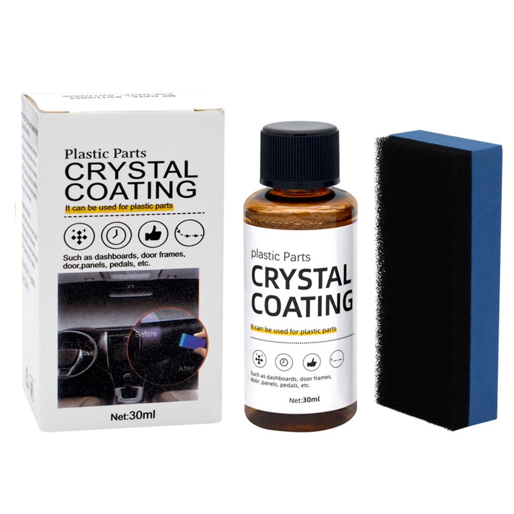 Plastdel krystallinsk belegg, plastdel krystallbelegg for bil, plastdelrenovering, bilplastrestaurering