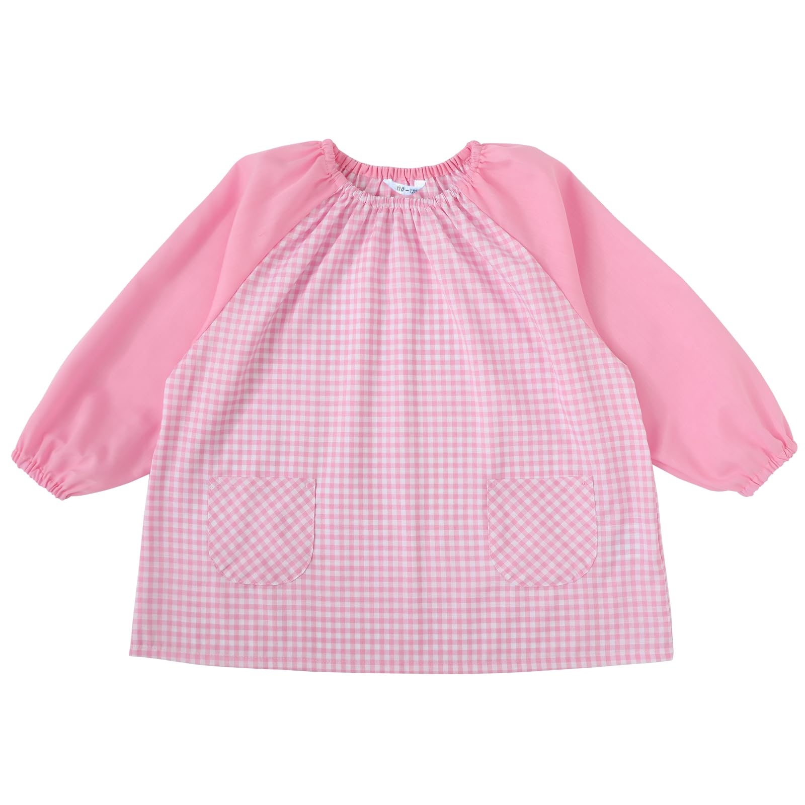 

JACKIE&YORK Long Sleeve Smock Playwear Kindergarten Nursery Children Pink 100-110cm
