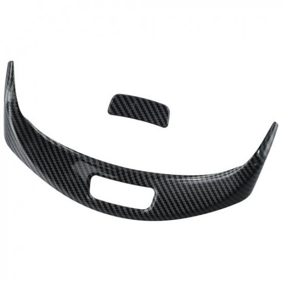 Armrest Box Button Frame X253 2015- ABS Plastic Carbon Fiber Black