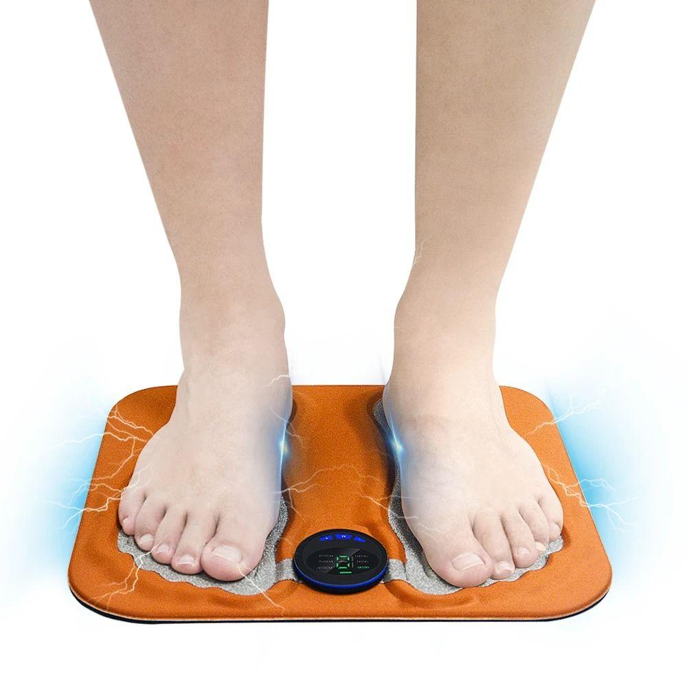 6 Mode Smart 3D Foot Massage Pad Foldable Foot Circulation Massager EMS Foot Massager Pad  Home