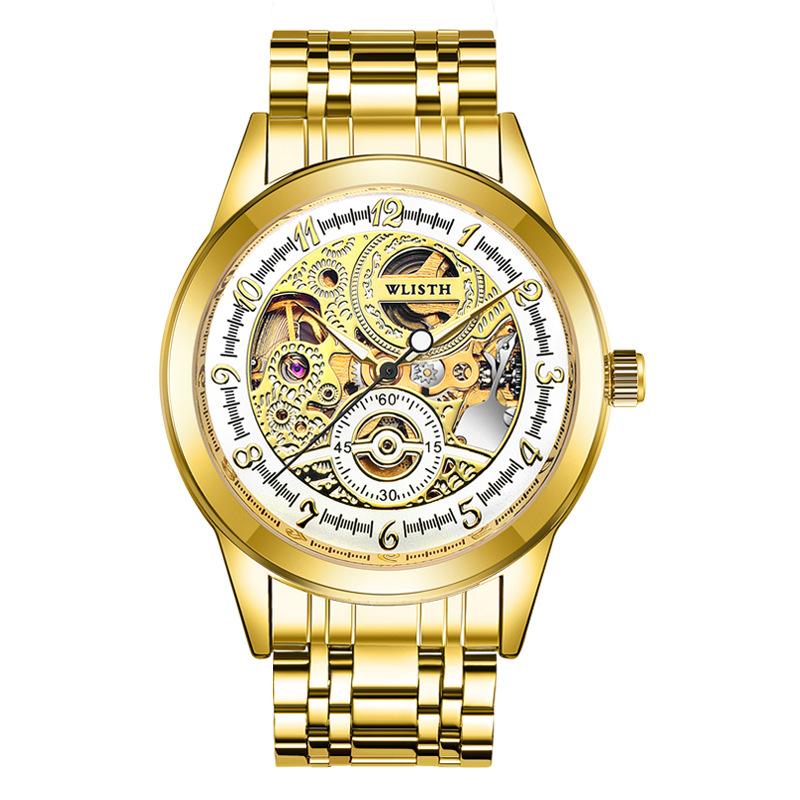 Wolis Automatic Mechanical Watch Gold Men'S Watch Watch Automatic Mechanical Watch