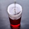 MUG GLASS BOTTLE BOTTLE WITH STRAW 600ml GLASS