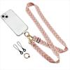 Adjustable Phone Antilost Lanyard Pearl Pendant Cell Phone Lanyard  Phone Accessories