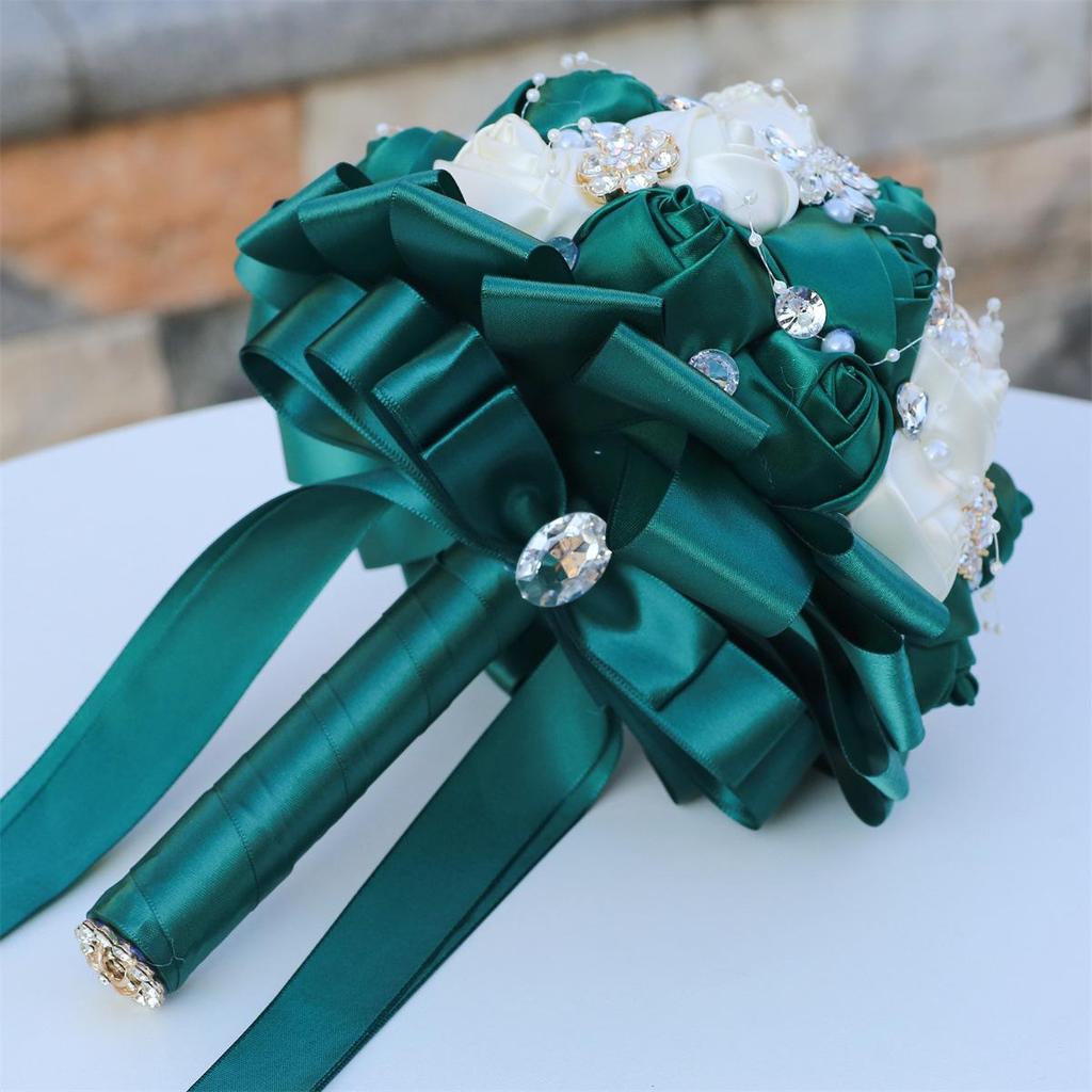 Korean-European Style Rhinestone Bridal Bouquet Wedding Gift