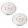 2 Pack Small Holes Shower Floor Drain 8.5cm/3.34inch Diameter Floor Drainage Gully  Bathtub