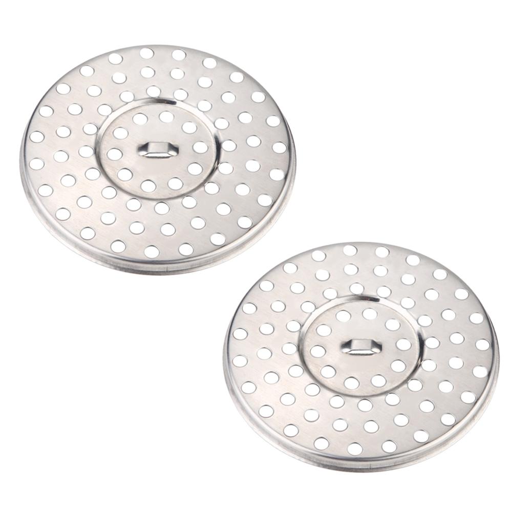 2 Pack Small Holes Shower Floor Drain 8.5cm/3.34inch Diameter Floor Drainage Gully  Bathtub