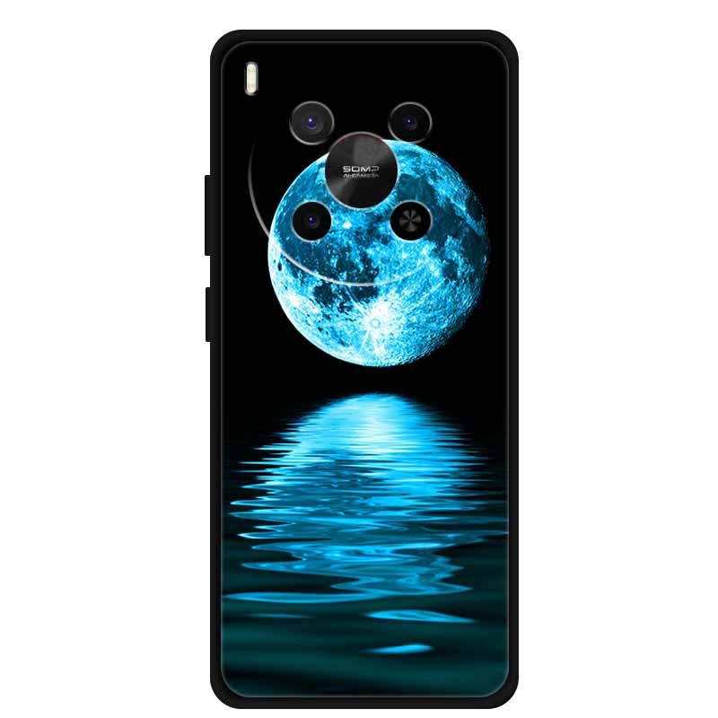 Per ZTE Blade V70 Max Custodia Funda Nero Silicone Antiurto Morbido TPU Cover Posteriore Custodia Per Nubia V70 Max Custodia Telefono V 70 Max Coque