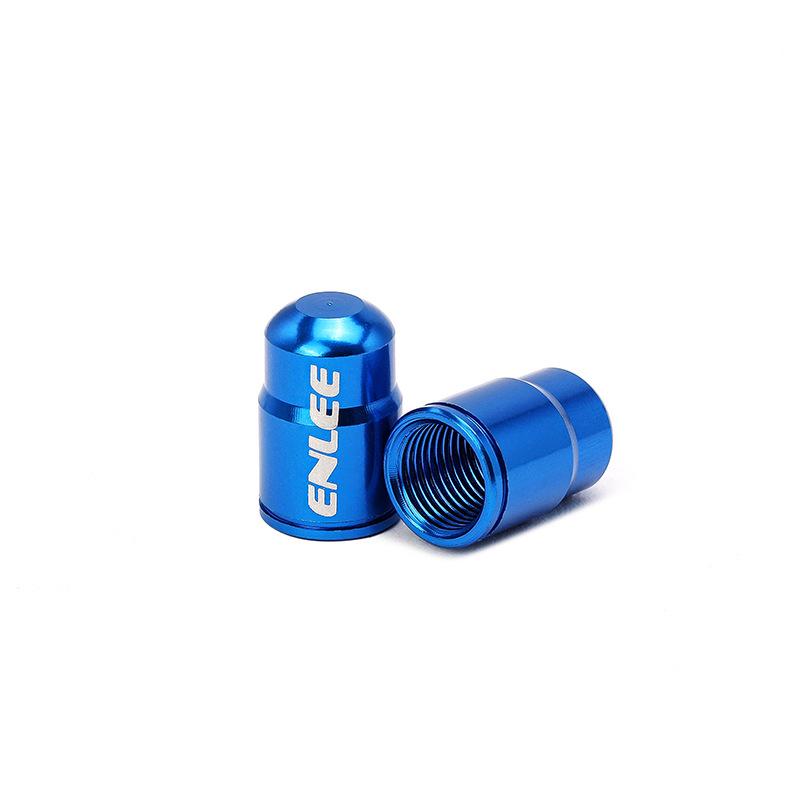 1 Pair Universal French Mouth Valve Cap Aluminum Alloy Rocket Shape Bicycle Electric Vehicles Valve Cap