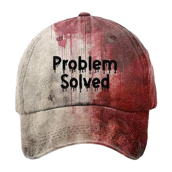 Dark Blood Stain Unisex Baseball Hat Breathable Sun Protection Hat Halloween Style Curved Brim Baseball Hat