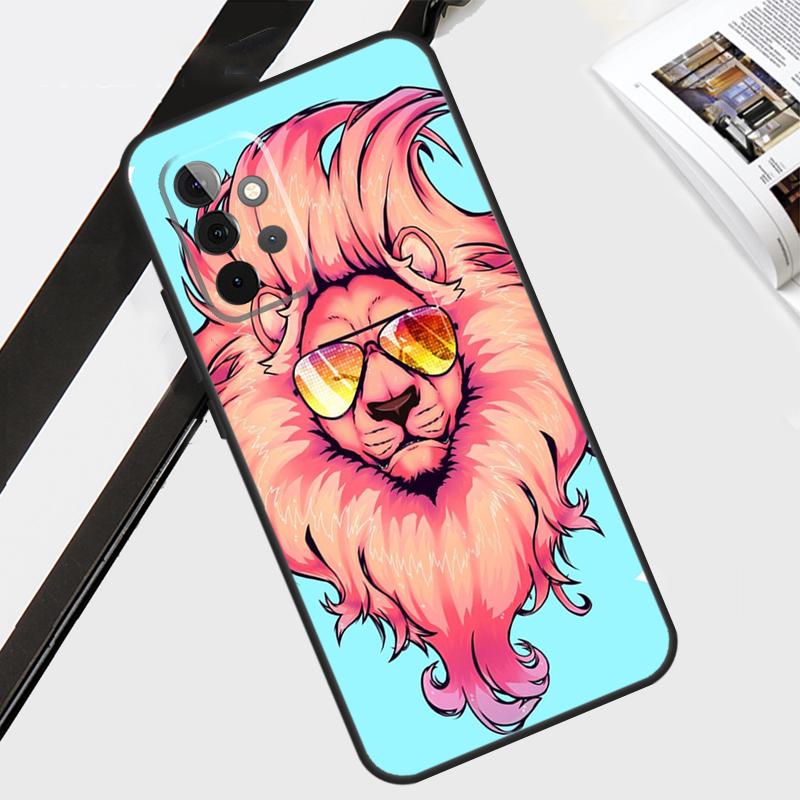 Lion Animal Case For Samsung Galaxy A55 A35 A15 A56 A36 A26 A16 A06 A54 A34 A14 A12 A22 A32 A52 A13 A53