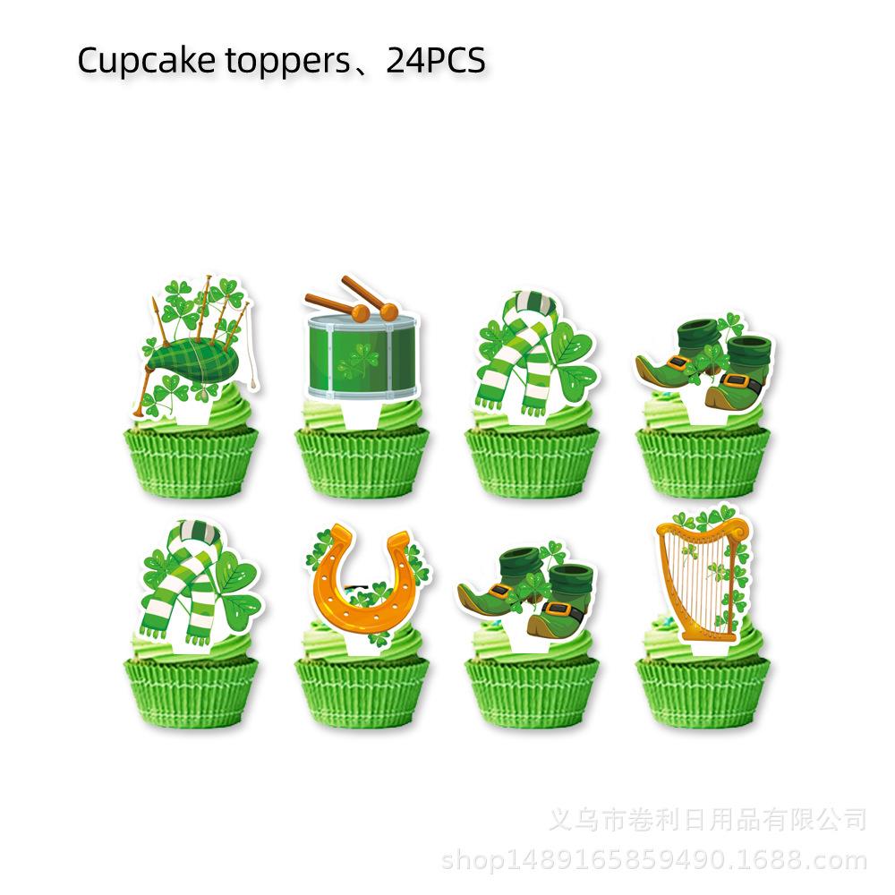 St. Patrick'S Day Party Supplies St. Patrick'S Party Decoration Arrangements Props Banners Disposable Tableware