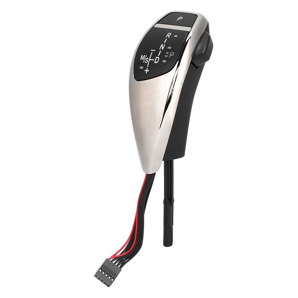 Car RHD LED Shift Knob Modified Automatic Gear Shifter Lever Fits for E90 E91 E92Plating Black