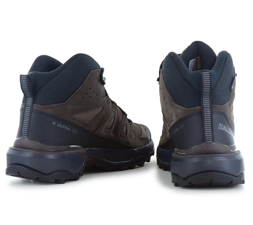 SALOMON X ULTRA 360 Piele Mid GTX - GORE-TEX - Bocanci de drumeție pentru bărbați Bocanci de trekking Maro 475709 ORIGINAL
