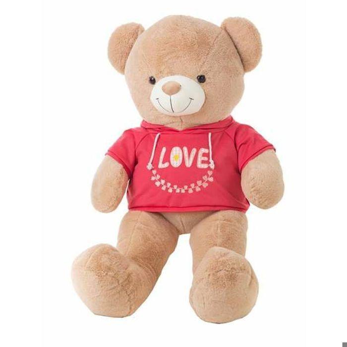 

Ours en peluche - Mifi Love - 115 cm - Design chemisette - Motifs variés aléatoires