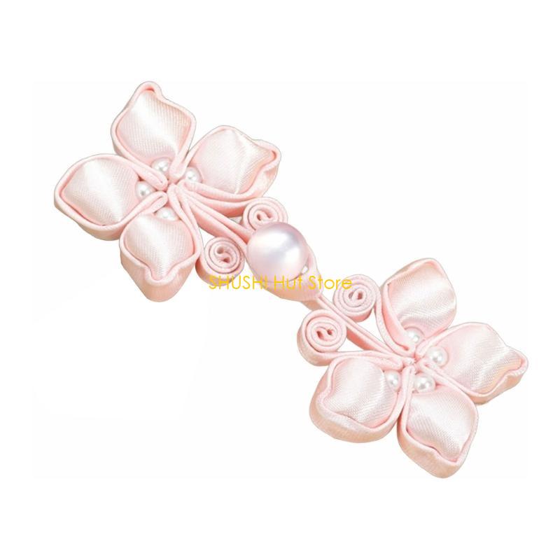Cheongsam Buttons Cheongsam Cardigans Costume Outfit Sewing Chinese Closures Buttons Handmade Sewing Fasteners Closures D57B