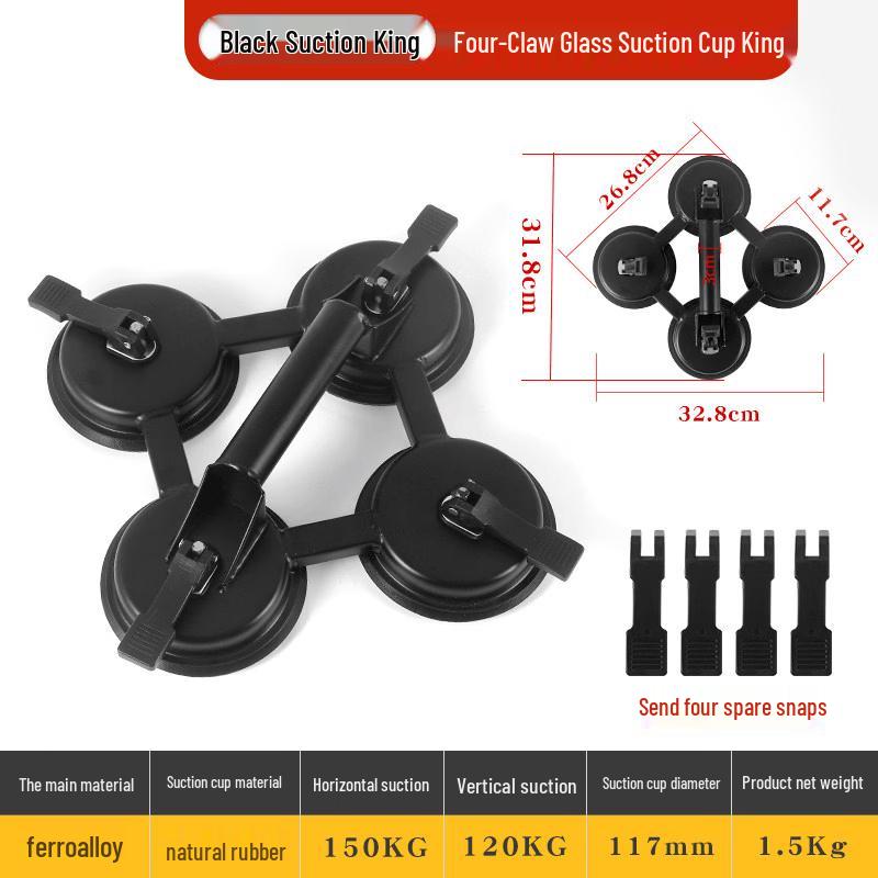 Heavy-Duty Four-Claw Suction Cup