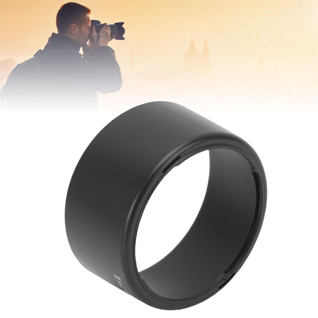 Lens Hood Fit for EF 50mm FCelsius1.4 USM Camera Lens Black ABS Mount Lens Shade Compatible with 58mm Lens Protector Filter
