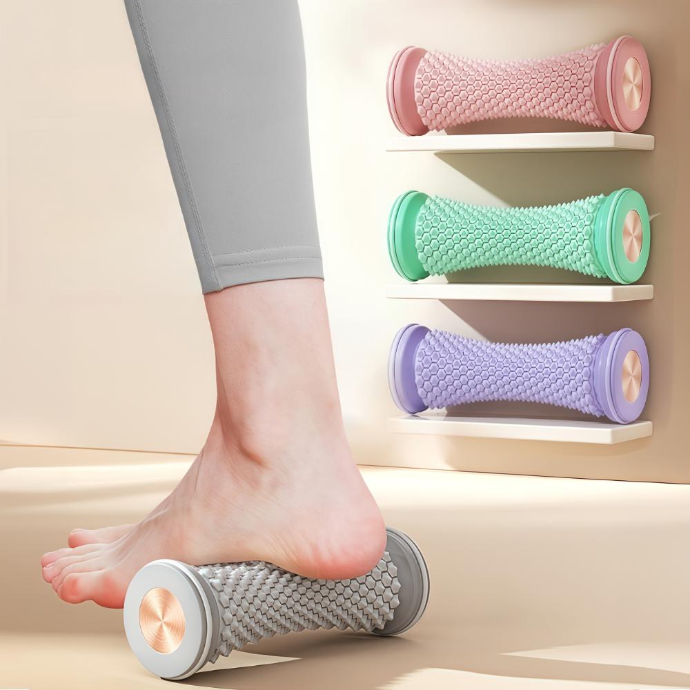 1Pc Foot Roller Massager Yoga Plantar Fascia Roller Home Fitness Fingerpressure Board Deep Muscle Relaxation Foot Massage Roller