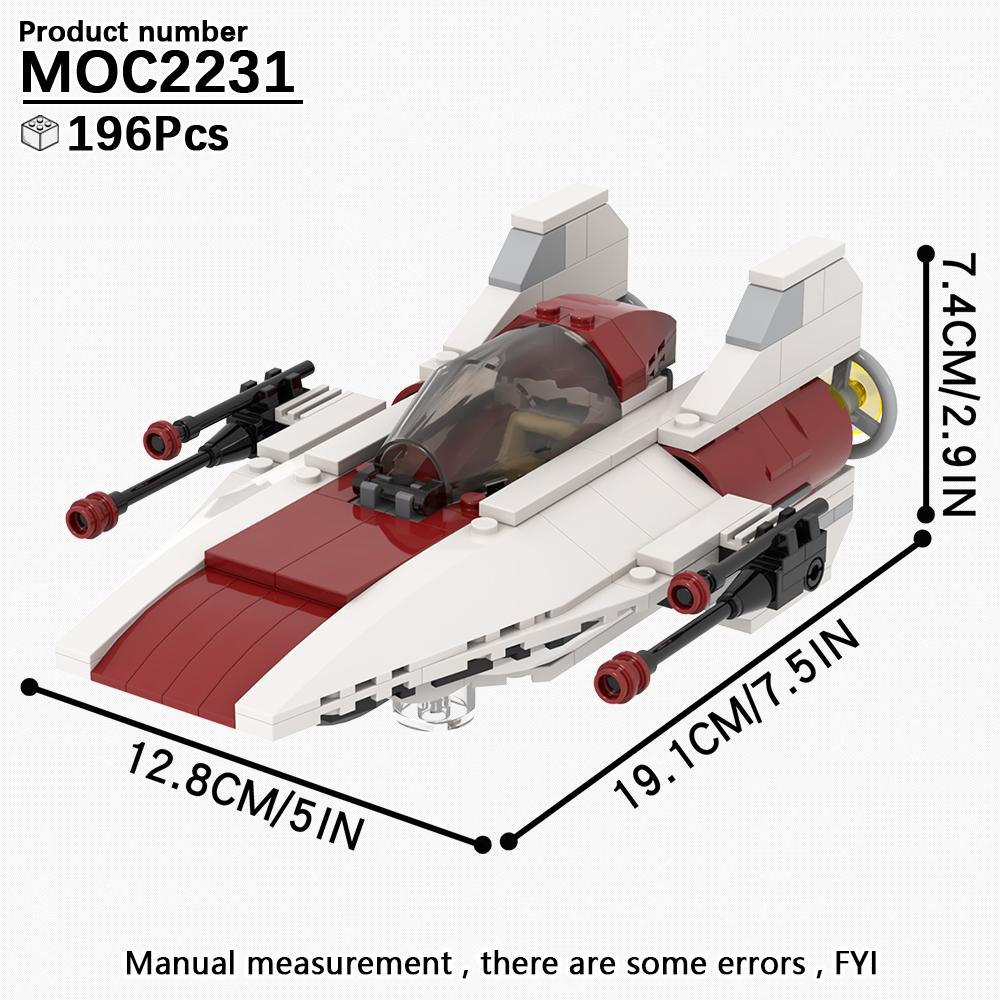 MOOXI Hvězdné války Bojový tank Model Cihličky DIY Dioráma Dospělí Děti Hračky Stavebnice Montessori Dárky Pokojová dekorace