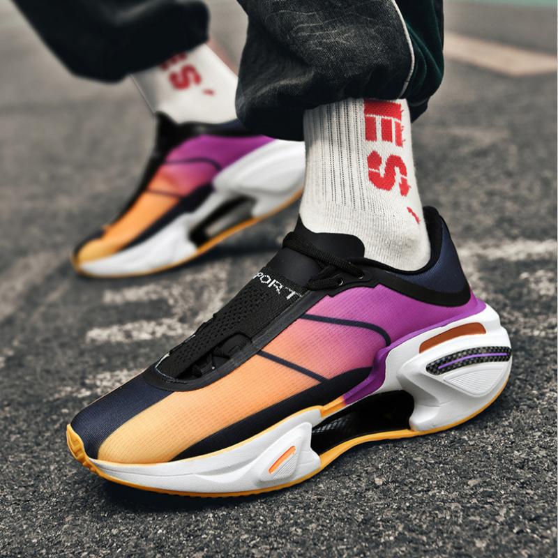 Running Shoes Ultra-light Shock-absorbing Professional Running Shoes Student Men's Breathable Non-slip Sports Shoes
