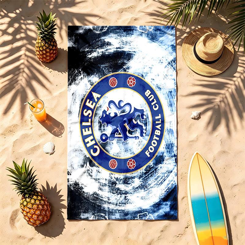 Chelsea FC (1) Theme Beach Towel Sand Resistant Soft And Comfortable Suitable For The Pool Camping Yoga And Diving A Travel