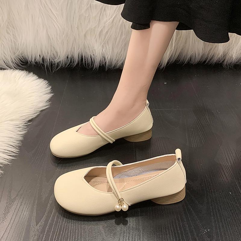 Modă 2024 Pantofi Plați de Vară Noi Casual pentru Femei Pantofi Plați cu Gură Adâncă Moale și Versatil Vârf Rotund