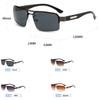 New Men's Driving Glasses Retro Sunglasses Fashion Half-frame Sunglasses Ladies Sunglasses