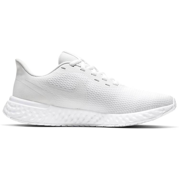 Nike Womens Revolution 5 'Triple White' (women's sizes) White / White / White Running Shoes BQ3207 104