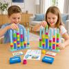 1/2 Sets Farbabstimmungs-Herausforderungsspiel, Schnelles Musterstapelspiel, Familiäres Brettpuzzle-Spiel für Kinder & Erwachsene, Geburtstags-Ostern-Weihnachtsfeier-Geschenke