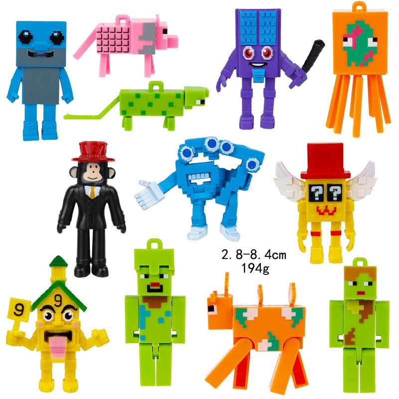 Rubare A Brainrot Figure Giocattoli Bambini Regali di Natale Cartone Animato PVC Modello Azione Brainrot Figura Sahur Lavoro 67 Figure Regalo di Compleanno