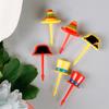 Party Decor Food Grade Fruit Fork Plastic Toothpick Cartoon Bento Lunch Accessories For Picnic Kitchen Party