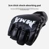 Professional Boxing Training Gloves Half Finger Leather Cushion for Adult Sanda Boxing Training Sandbag Knuckles