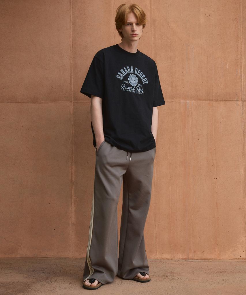 Wednesday Oasis (Unisex) Pure Cotton Sahara Semi Oversized T-Shirt (4 Colors)